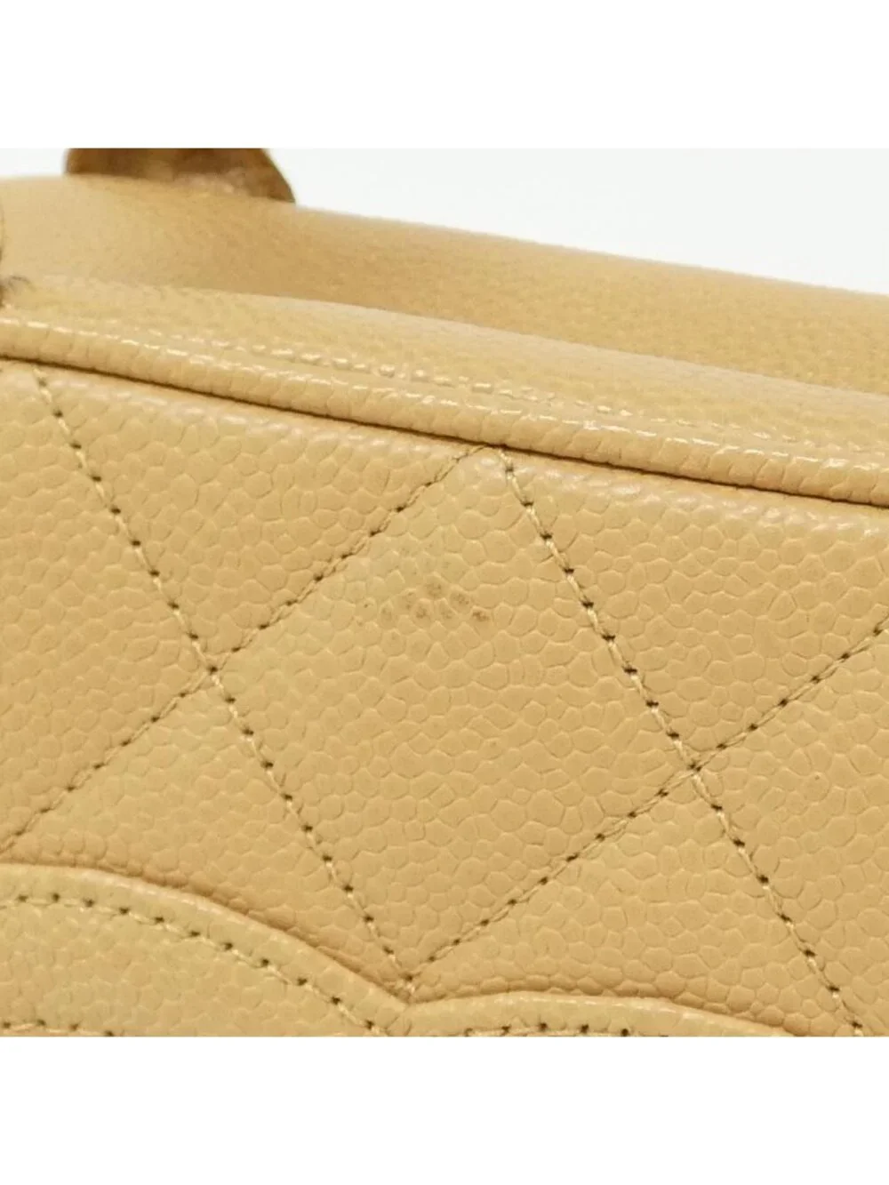 Chanel Boston Bag Travel Bags Beige